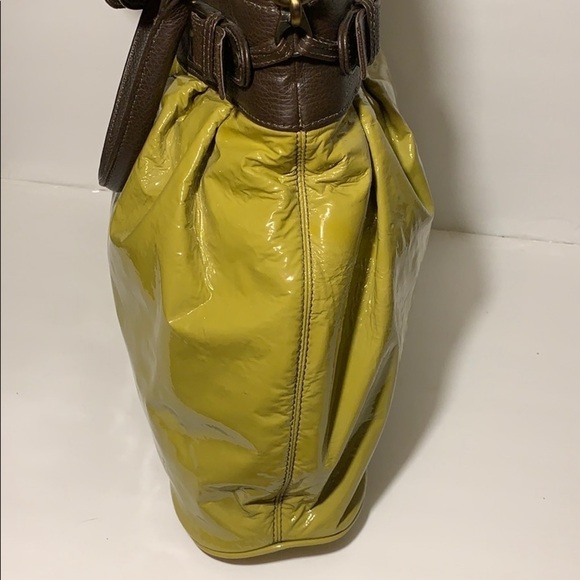 Worth Leek Amanda green leather bag satchel - Picture 3 of 16